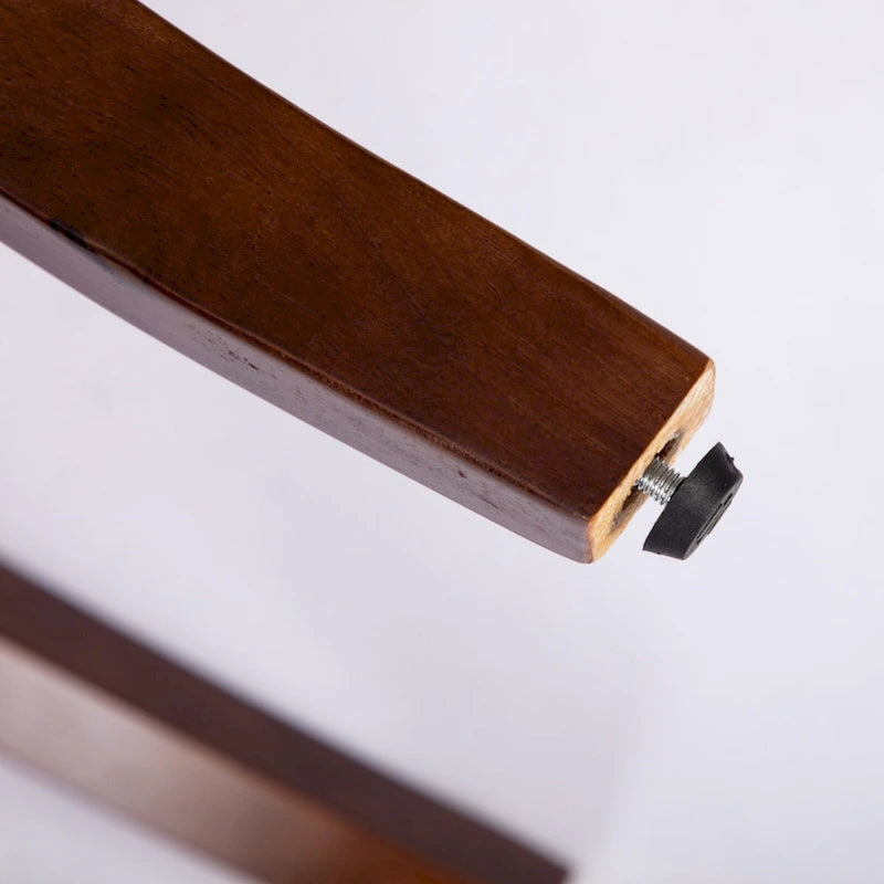 Chaises de salle à manger modernes, chaise d'appoint rembourrée en tissu de lin avec dossier incurvé, chaises de cuisine avec cadre en bois d'hévéa
