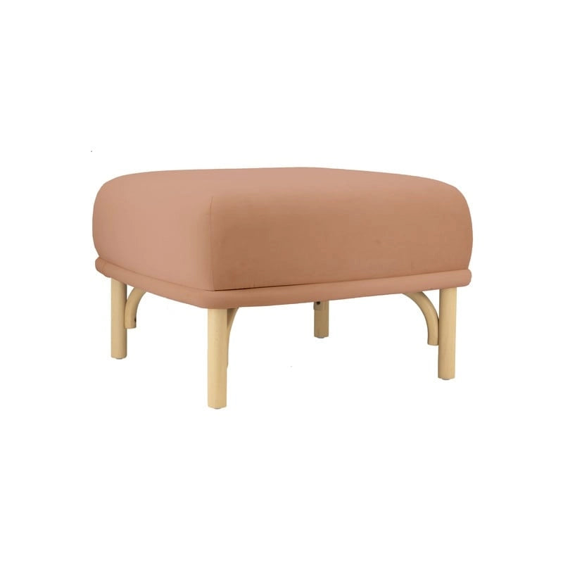 Pouf en velours