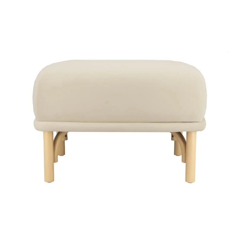 Pouf en velours