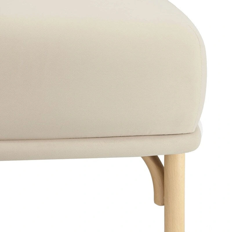 Pouf en velours