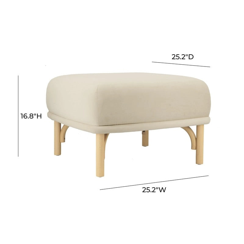 Pouf en velours