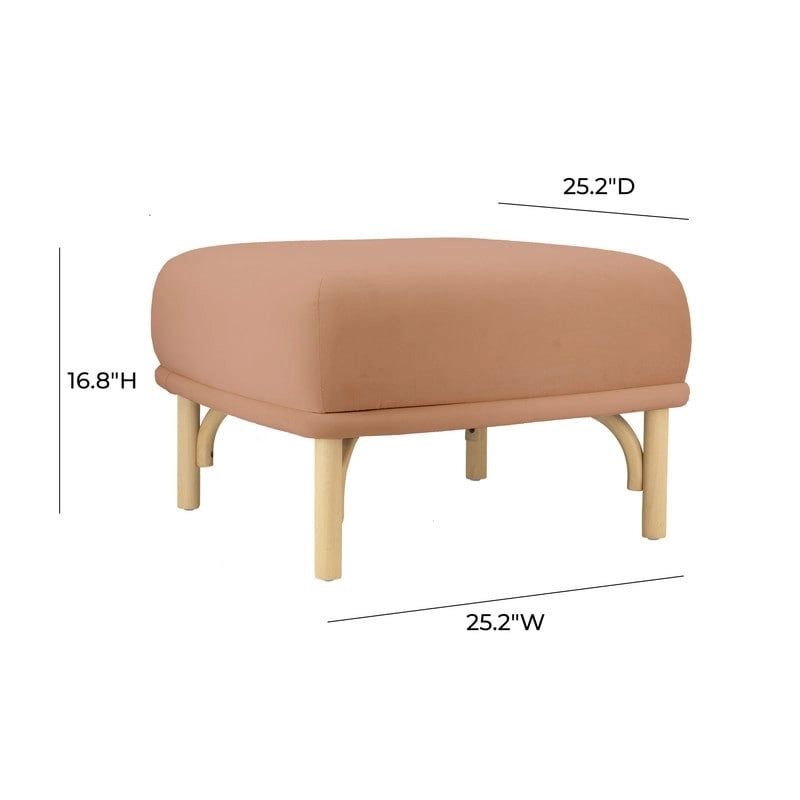 Pouf en velours