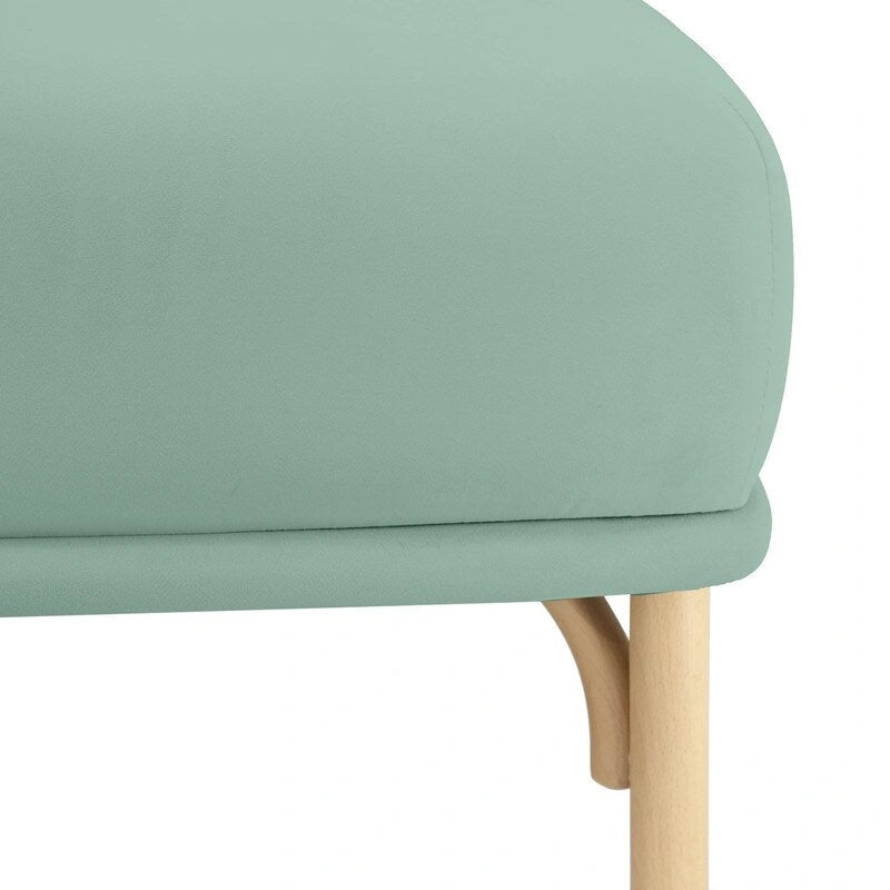 Pouf en velours