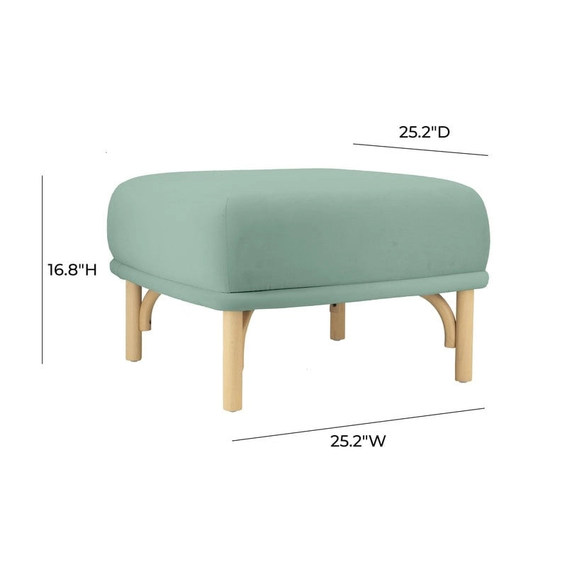 Pouf en velours