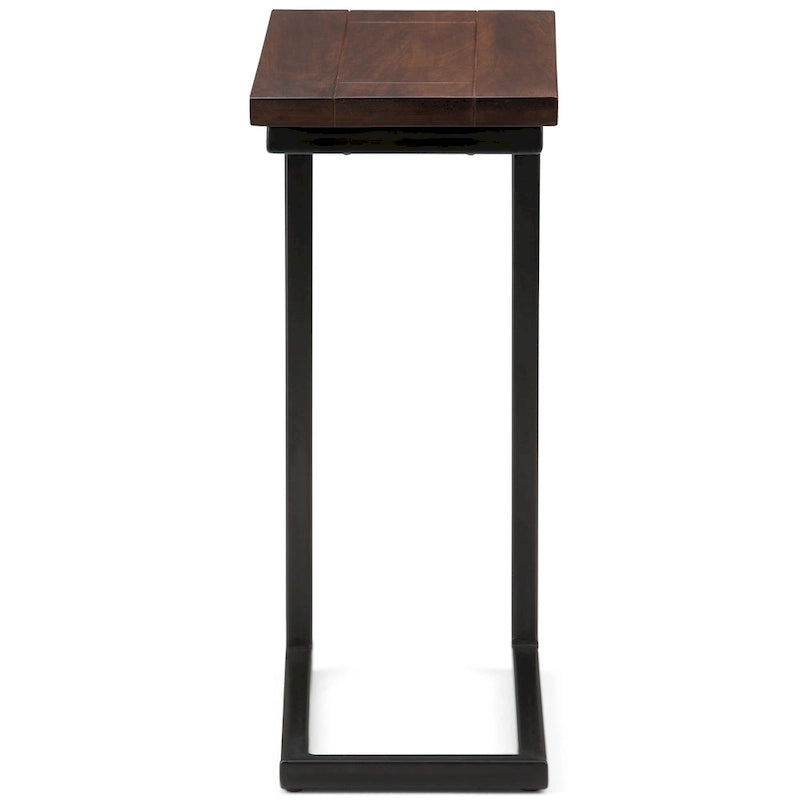 Table d'appoint industrielle en métal massif, largeur 18 pouces - 18 L x 10 P x 24 H