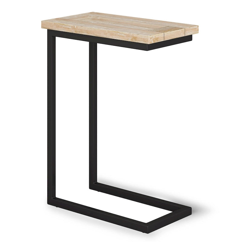 Table d'appoint industrielle en métal massif, largeur 18 pouces - 18 L x 10 P x 24 H