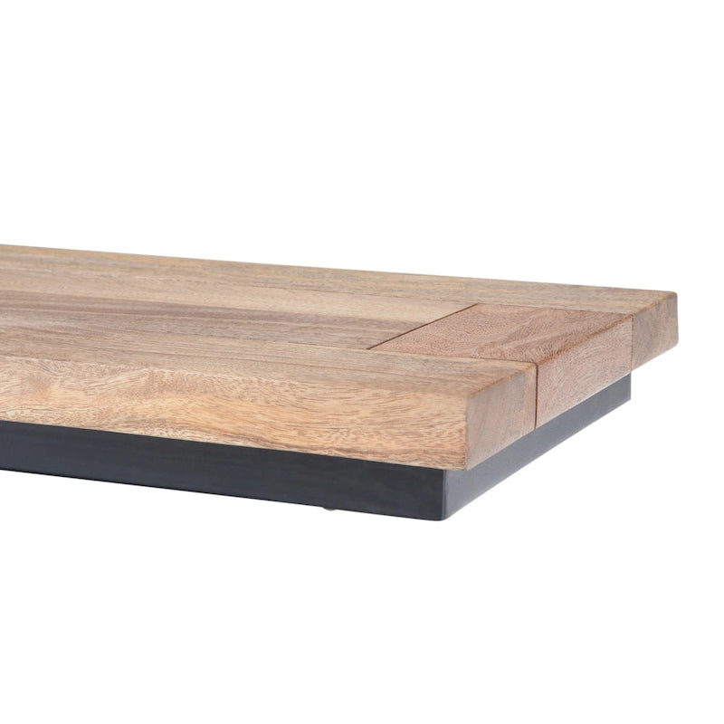 Table d'appoint industrielle en métal massif, largeur 18 pouces - 18 L x 10 P x 24 H