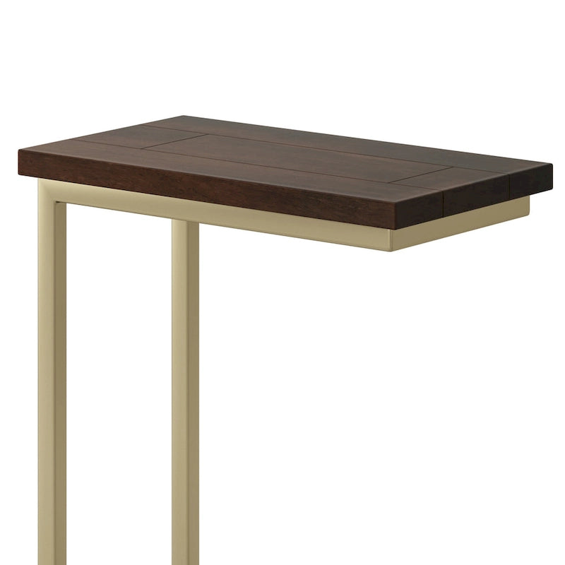 Table d'appoint industrielle en métal massif, largeur 18 pouces - 18 L x 10 P x 24 H