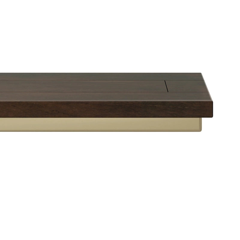 Table d'appoint industrielle en métal massif, largeur 18 pouces - 18 L x 10 P x 24 H
