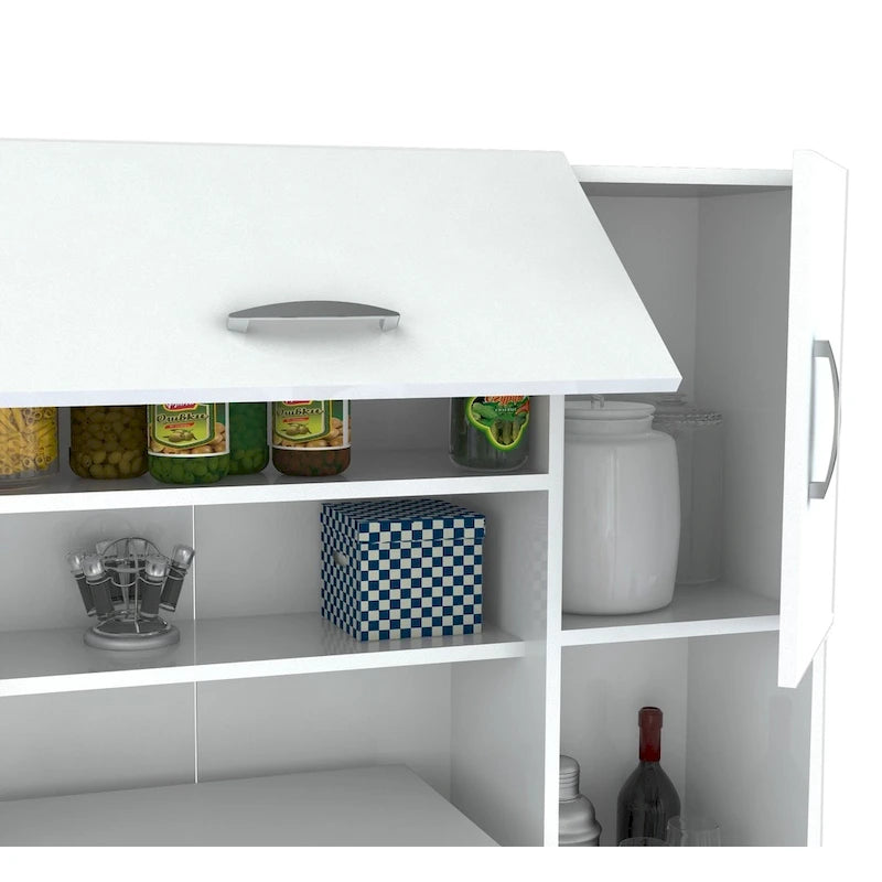 Meuble de rangement de cuisine blanc