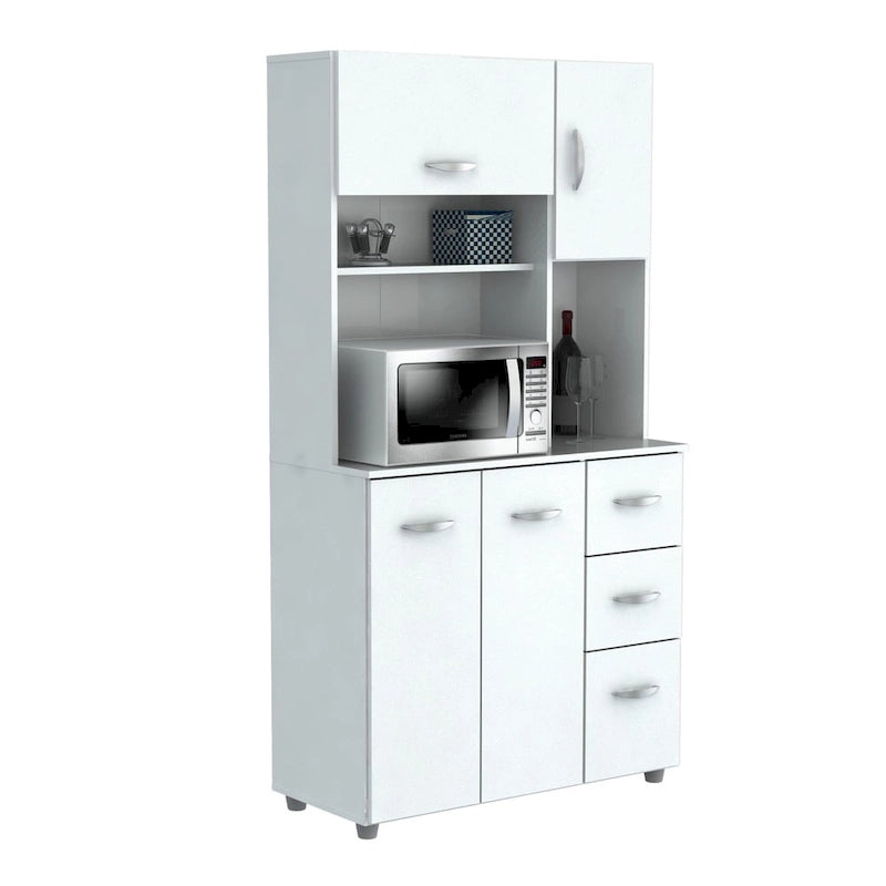 Meuble de rangement de cuisine blanc