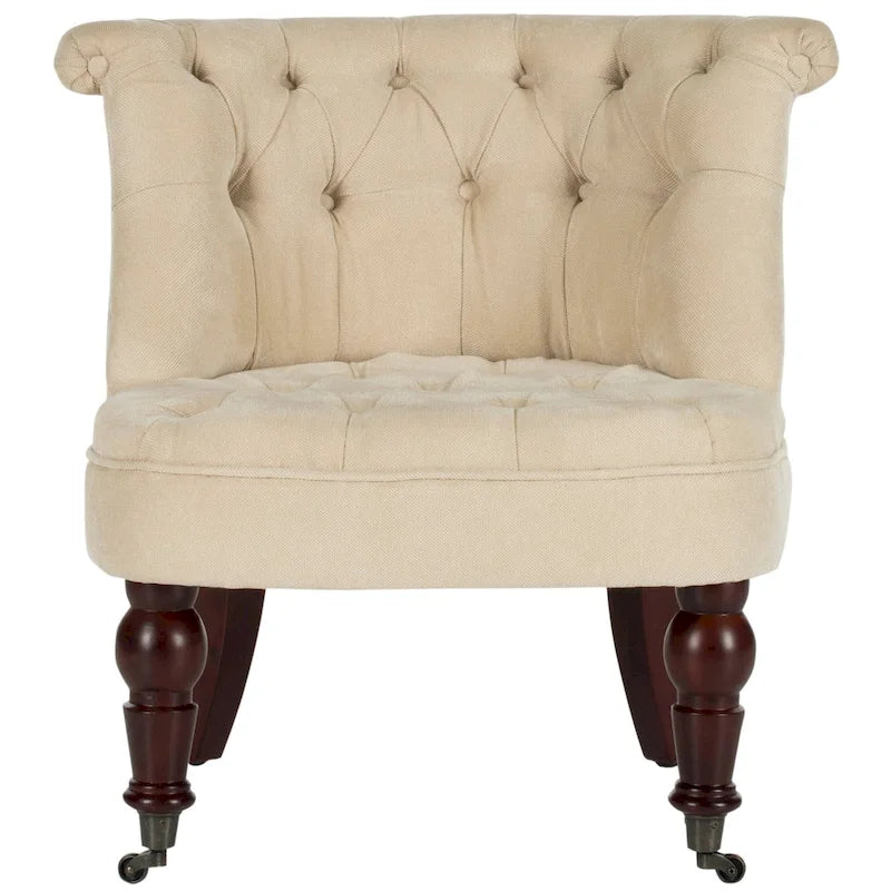 Fauteuil touffeté crème naturel - 26,4 x 24,2 x 27