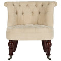 Fauteuil touffeté crème naturel - 26,4 x 24,2 x 27