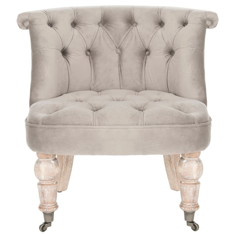 Fauteuil touffeté crème naturel - 26,4 x 24,2 x 27