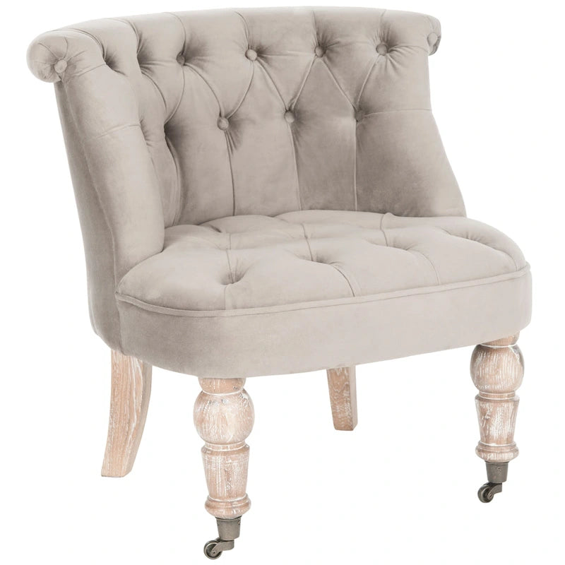 Fauteuil touffeté crème naturel - 26,4 x 24,2 x 27