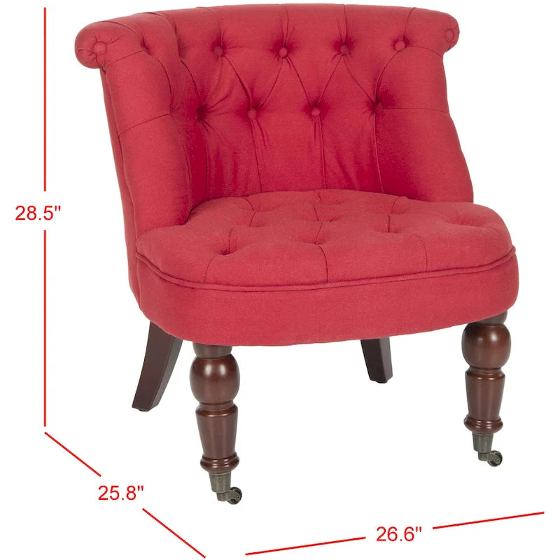 Fauteuil touffeté crème naturel - 26,4 x 24,2 x 27