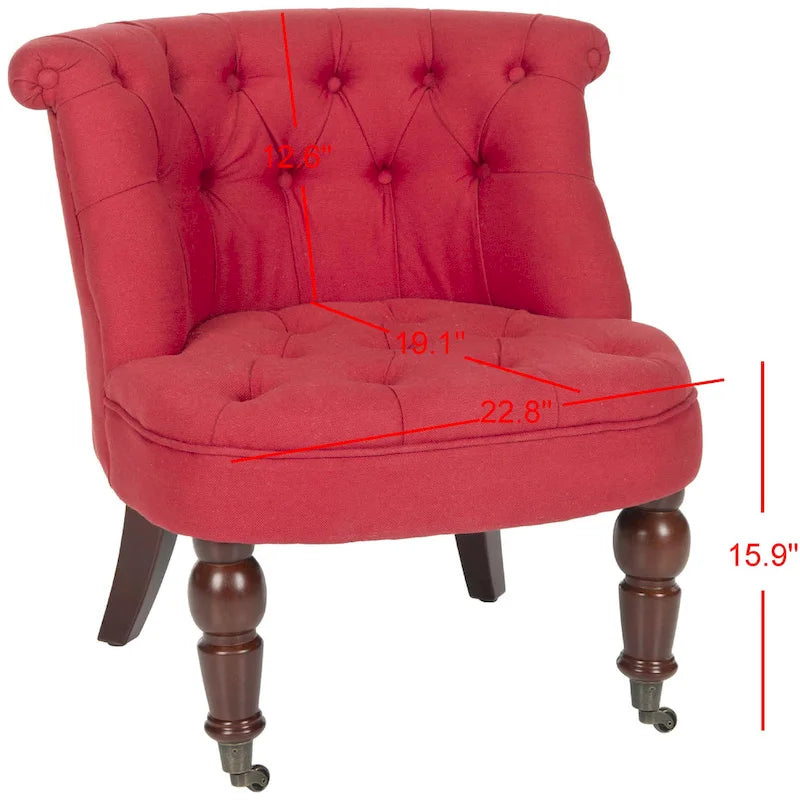 Fauteuil touffeté crème naturel - 26,4 x 24,2 x 27