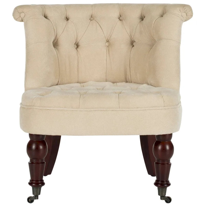 Fauteuil touffeté crème naturel - 26,4 x 24,2 x 27