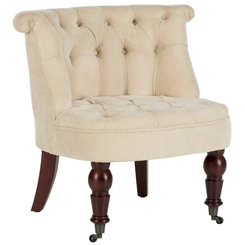 Fauteuil touffeté crème naturel - 26,4 x 24,2 x 27