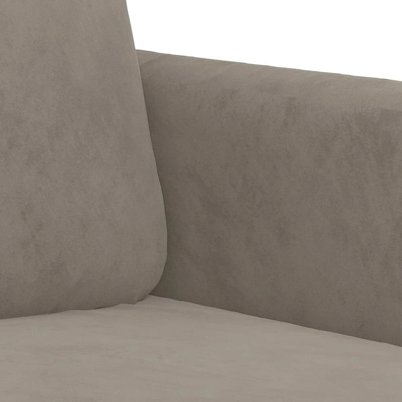 Fauteuil de salon d'appoint rembourré en velours avec accoudoirs