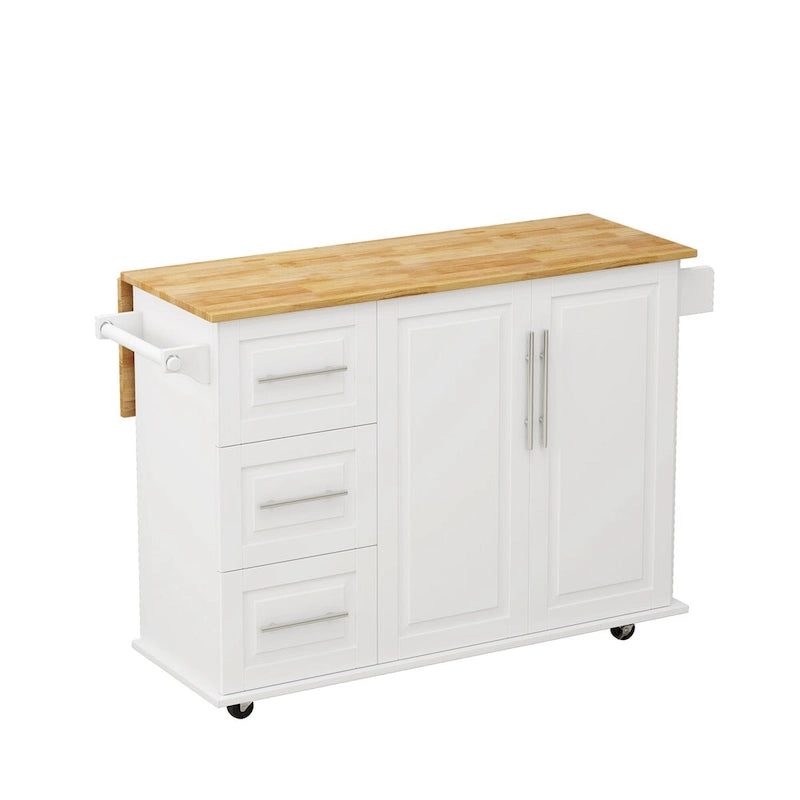 Desserte de cuisine avec placard à 2 portes et 3 tiroirs