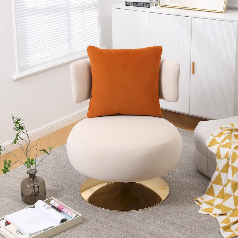 Fauteuil pivotant pour salon et chambre à coucher