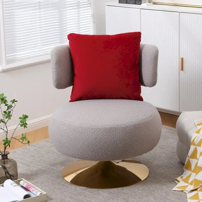 Fauteuil pivotant pour salon et chambre à coucher