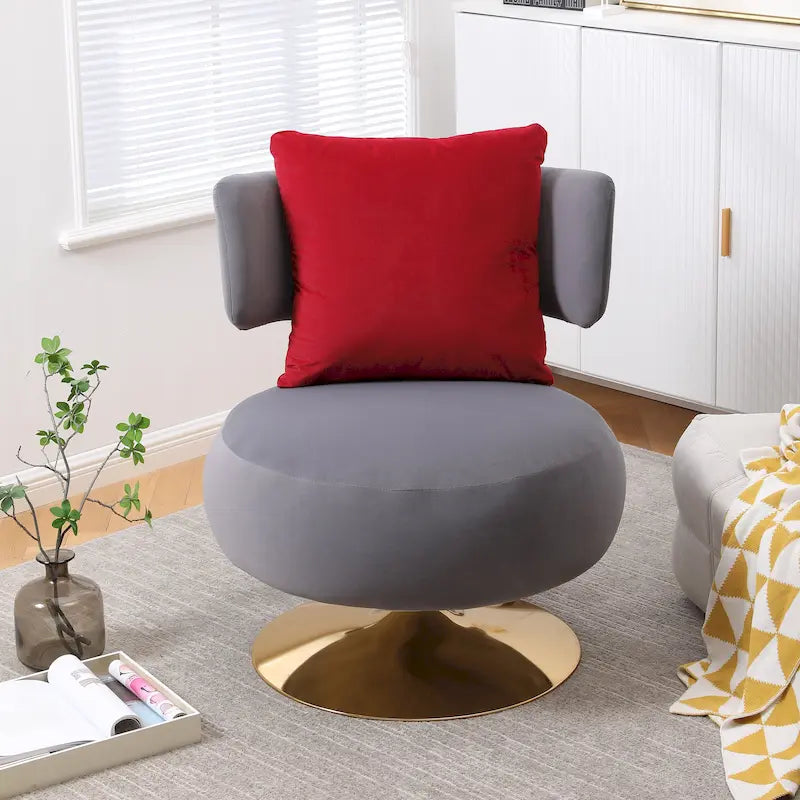 Fauteuil pivotant pour salon et chambre à coucher