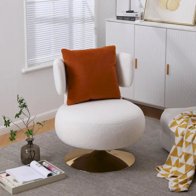 Fauteuil pivotant pour salon et chambre à coucher