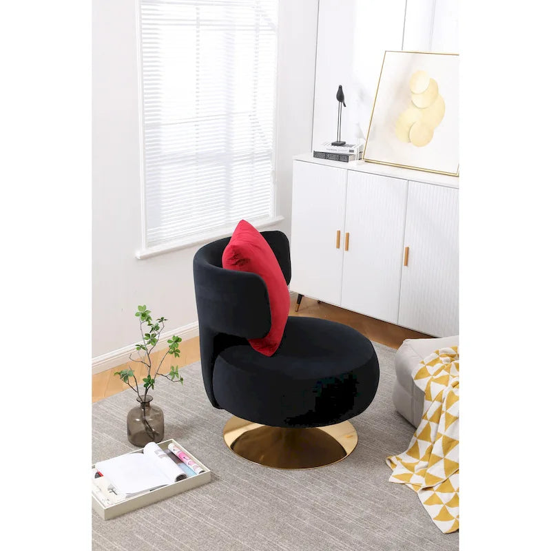 Fauteuil pivotant pour salon et chambre à coucher