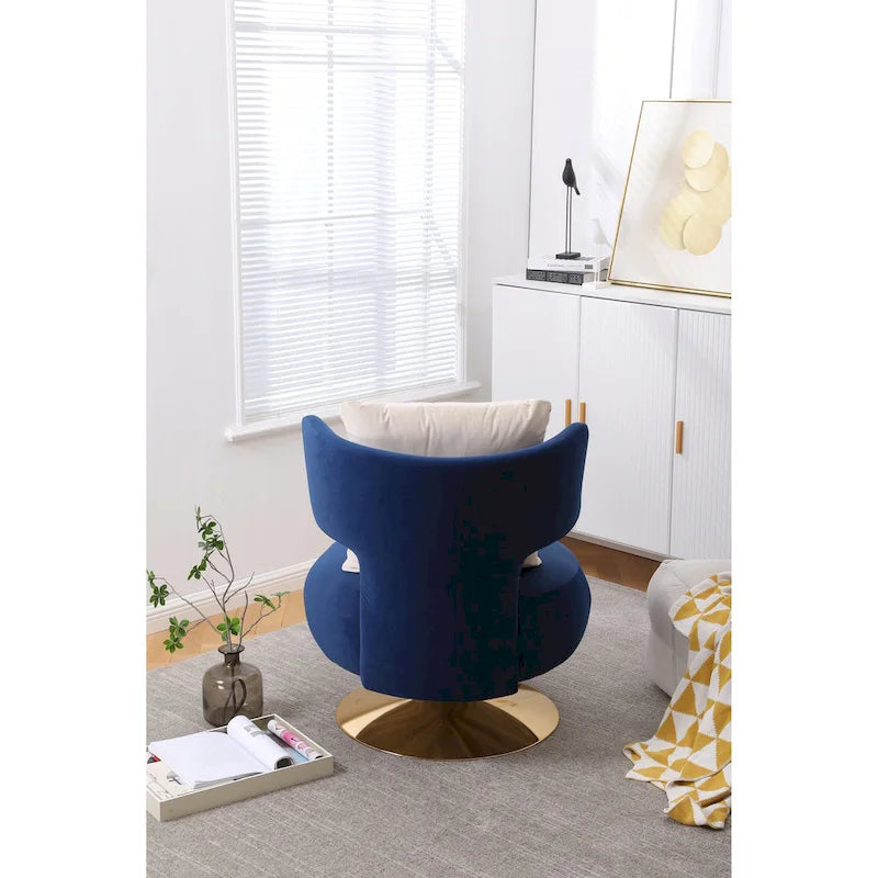 Fauteuil pivotant pour salon et chambre à coucher