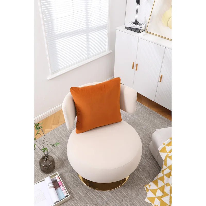 Fauteuil pivotant pour salon et chambre à coucher