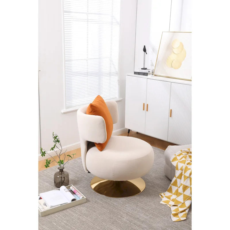 Fauteuil pivotant pour salon et chambre à coucher