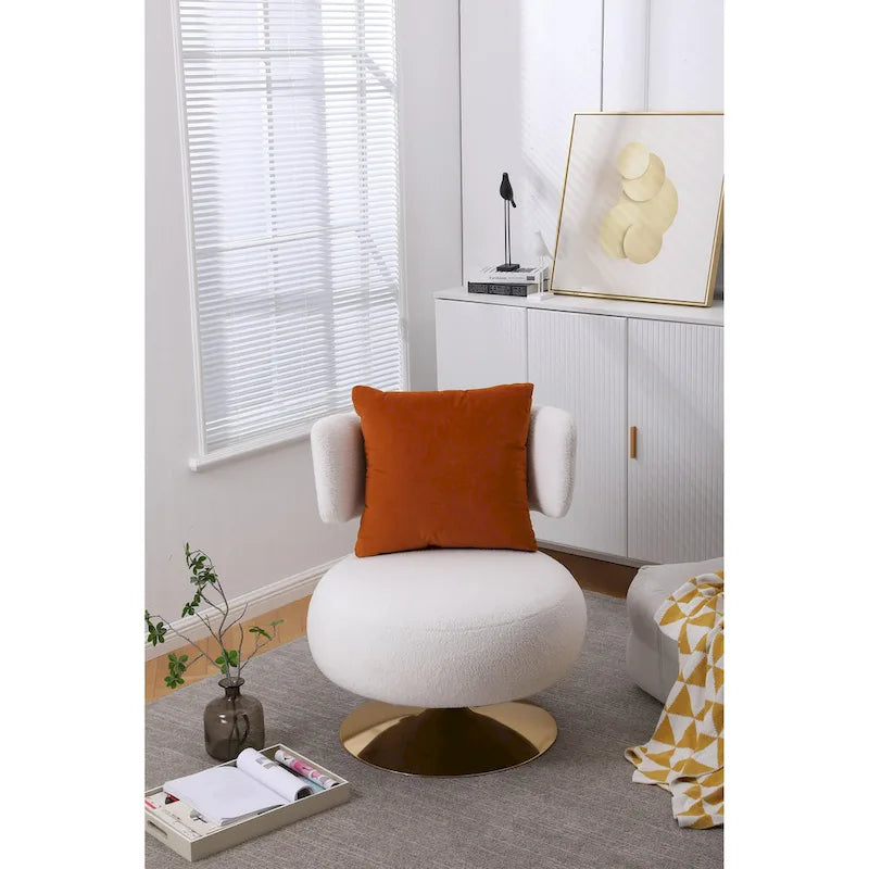Fauteuil pivotant pour salon et chambre à coucher