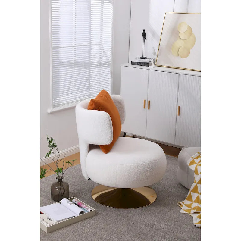 Fauteuil pivotant pour salon et chambre à coucher