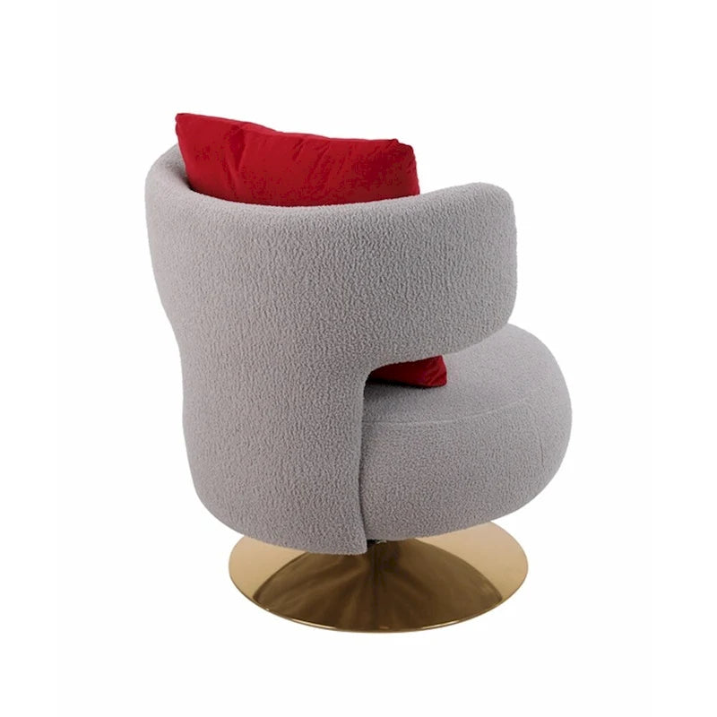 Fauteuil pivotant pour salon et chambre à coucher
