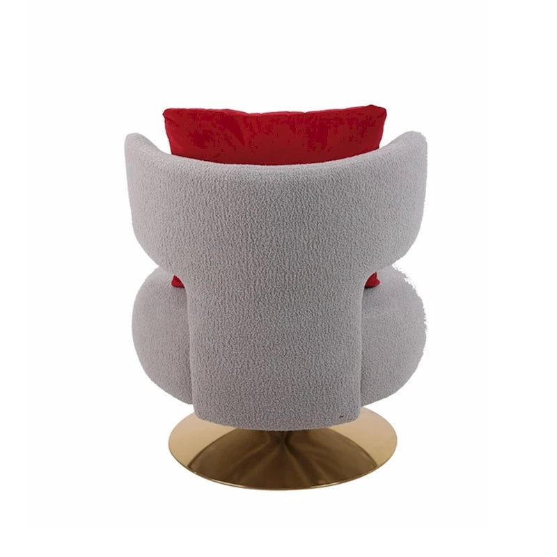 Fauteuil pivotant pour salon et chambre à coucher