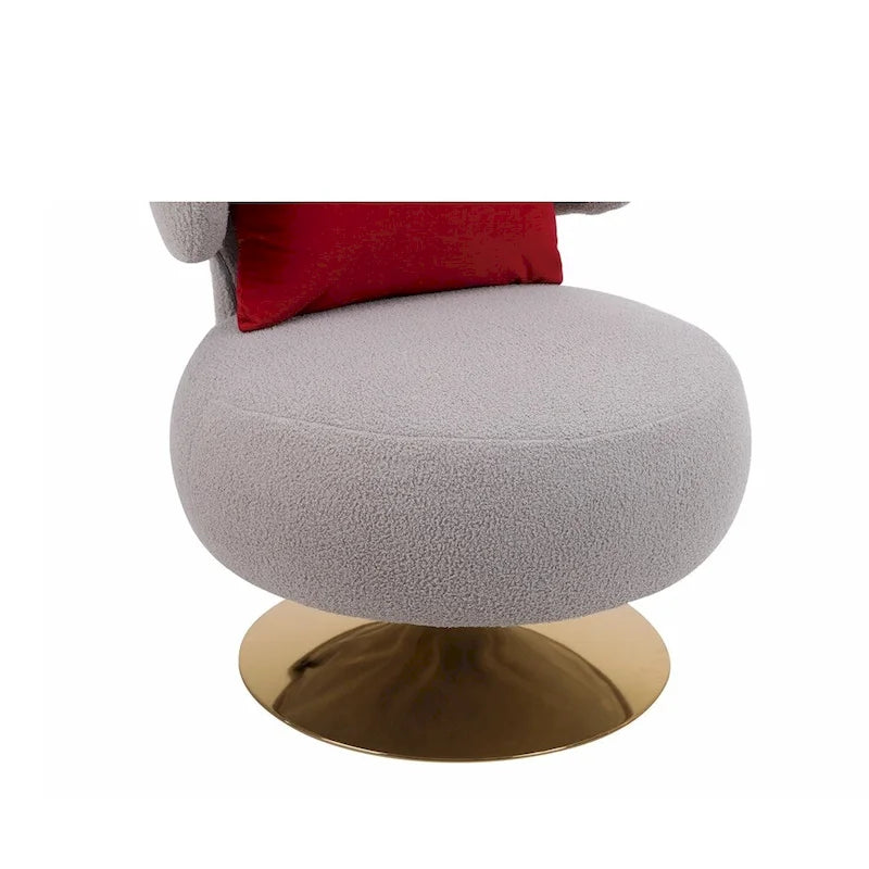 Fauteuil pivotant pour salon et chambre à coucher