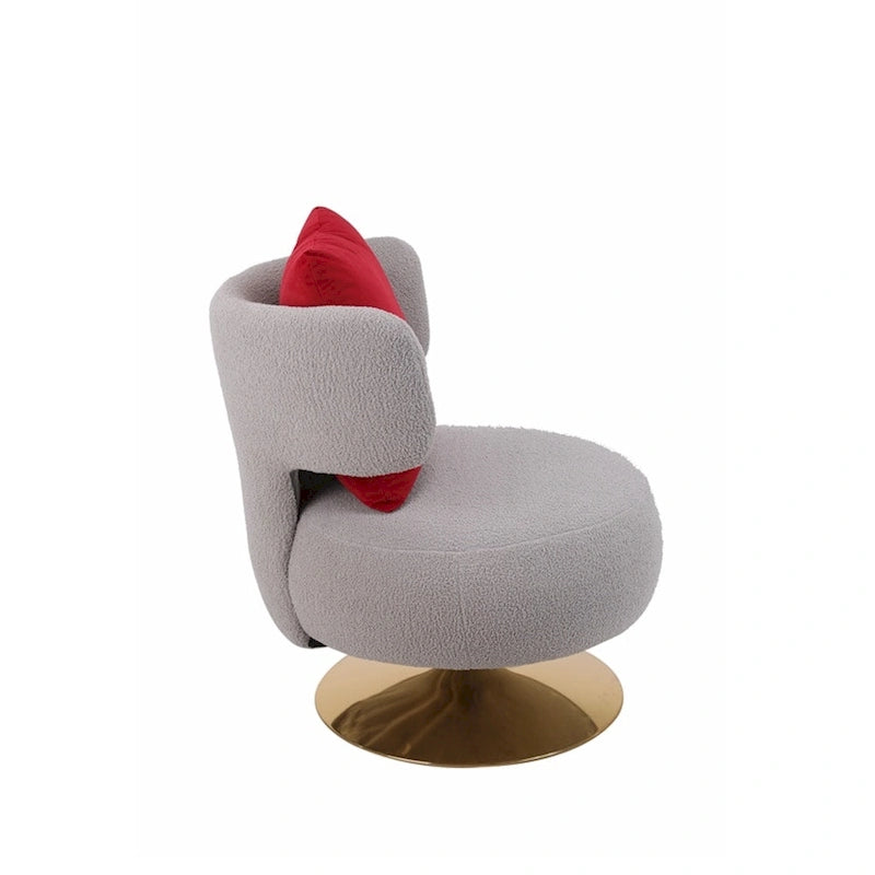 Fauteuil pivotant pour salon et chambre à coucher