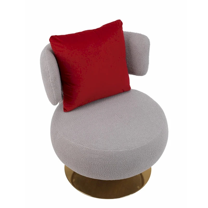 Fauteuil pivotant pour salon et chambre à coucher