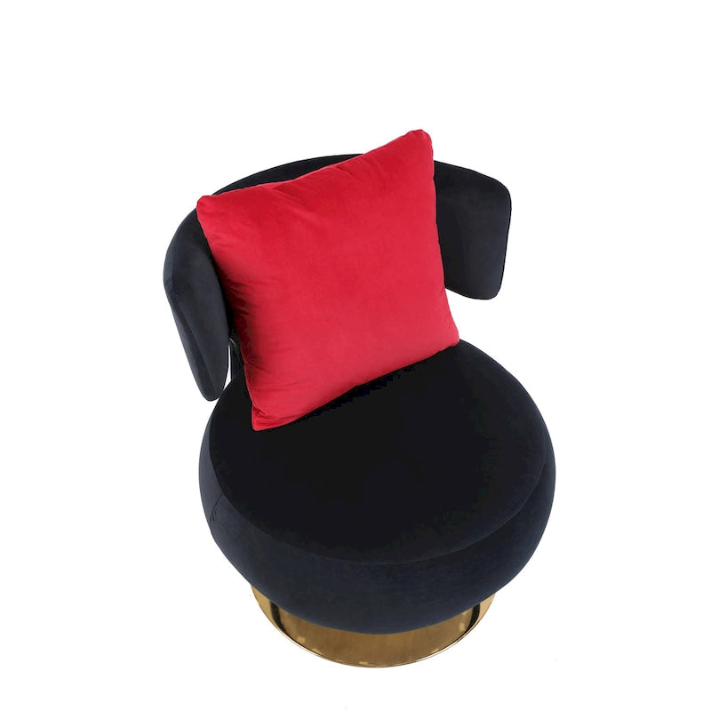 Fauteuil pivotant pour salon et chambre à coucher